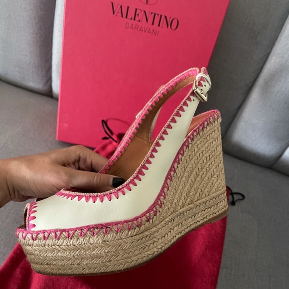 VALENTINO Garavani Wedges Espadrilles 39.5 us 9 - Picture 8 of 16
